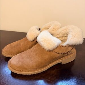UGG Chestnut Shearling Lined Slippers